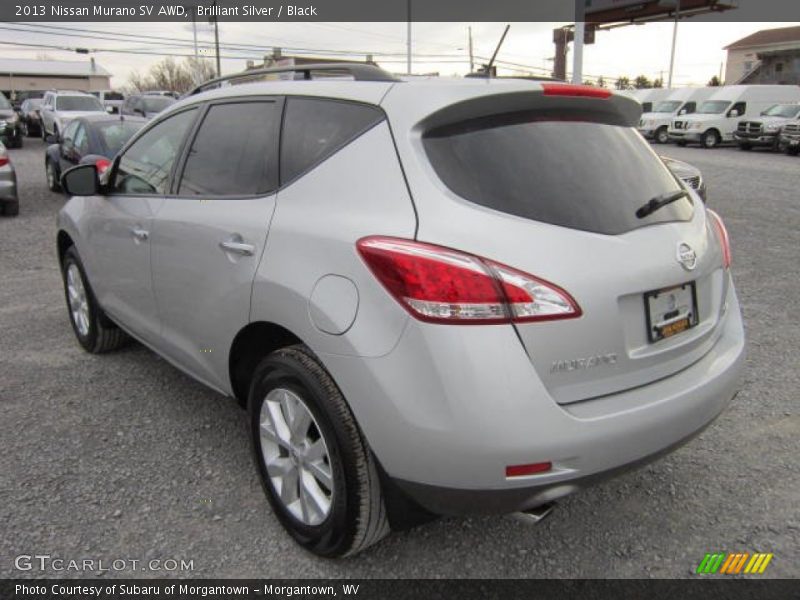 Brilliant Silver / Black 2013 Nissan Murano SV AWD