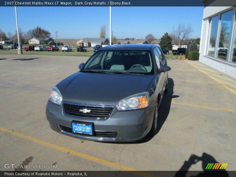 Dark Gray Metallic / Ebony Black 2007 Chevrolet Malibu Maxx LT Wagon
