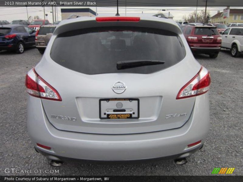 Brilliant Silver / Black 2013 Nissan Murano SV AWD