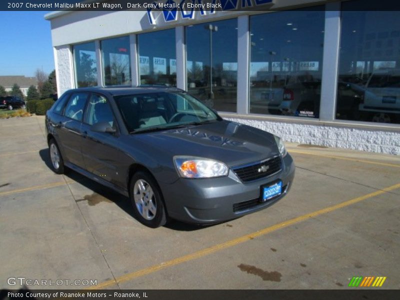 Dark Gray Metallic / Ebony Black 2007 Chevrolet Malibu Maxx LT Wagon