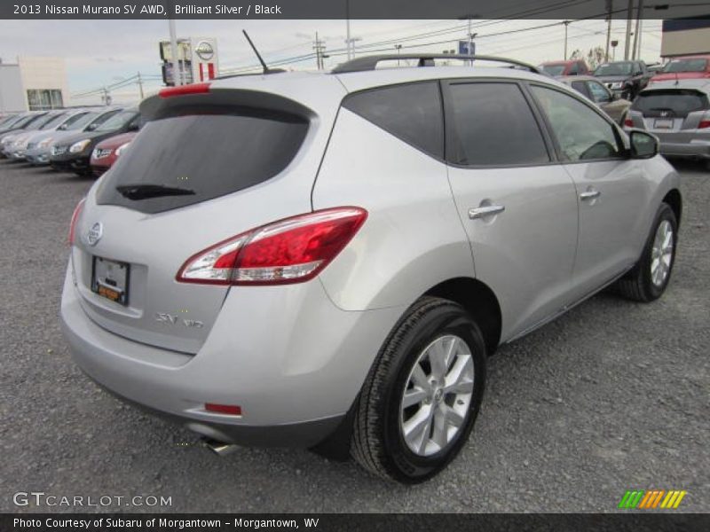 Brilliant Silver / Black 2013 Nissan Murano SV AWD
