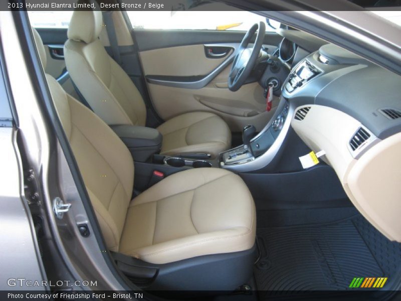 Desert Bronze / Beige 2013 Hyundai Elantra Limited