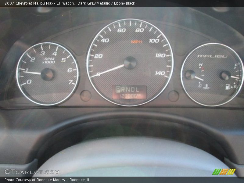 Dark Gray Metallic / Ebony Black 2007 Chevrolet Malibu Maxx LT Wagon