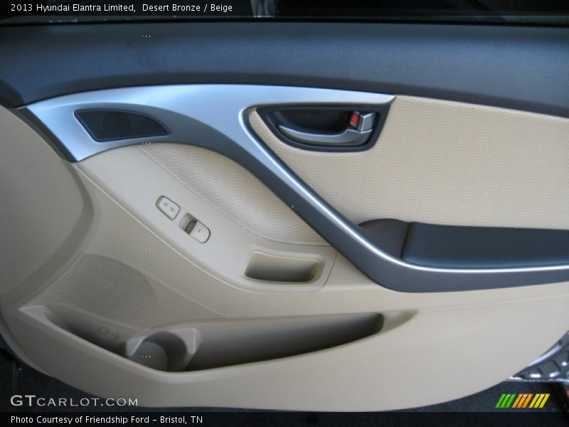 Desert Bronze / Beige 2013 Hyundai Elantra Limited
