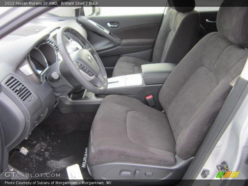 Front Seat of 2013 Murano SV AWD