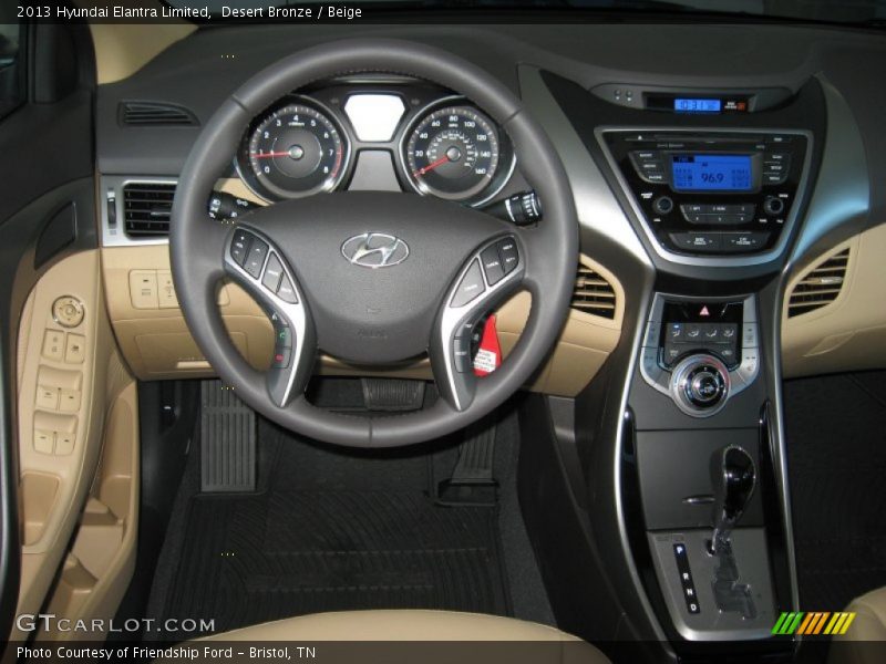 Desert Bronze / Beige 2013 Hyundai Elantra Limited