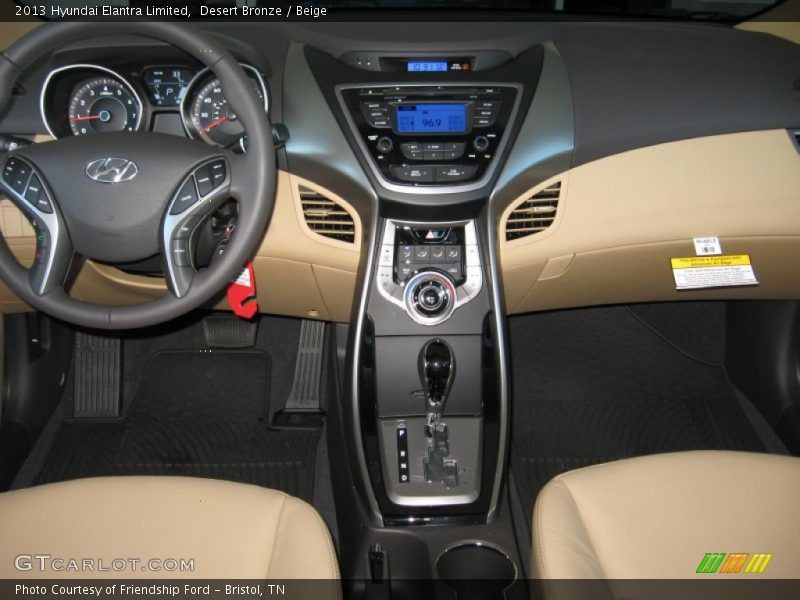 Desert Bronze / Beige 2013 Hyundai Elantra Limited