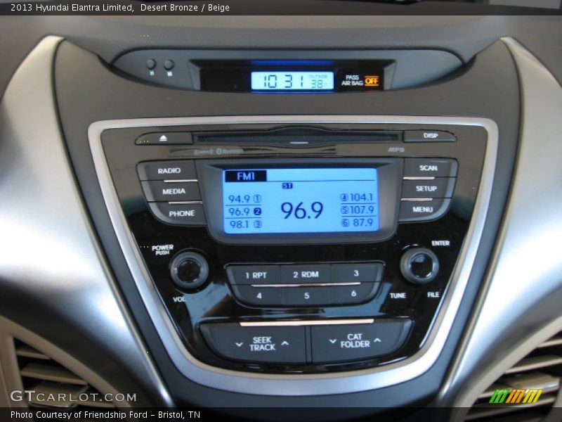Desert Bronze / Beige 2013 Hyundai Elantra Limited
