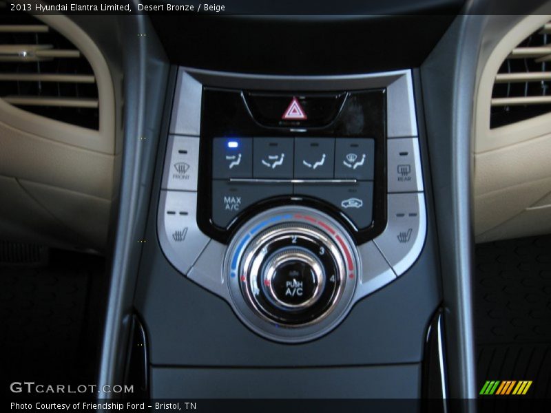 Desert Bronze / Beige 2013 Hyundai Elantra Limited
