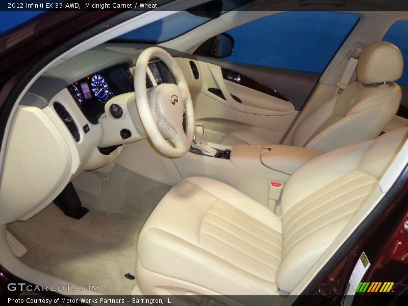  2012 EX 35 AWD Wheat Interior