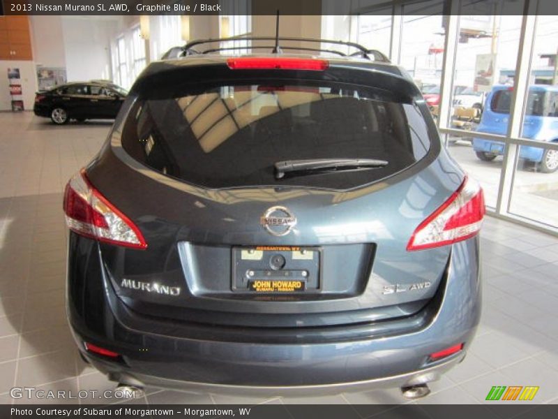 Graphite Blue / Black 2013 Nissan Murano SL AWD