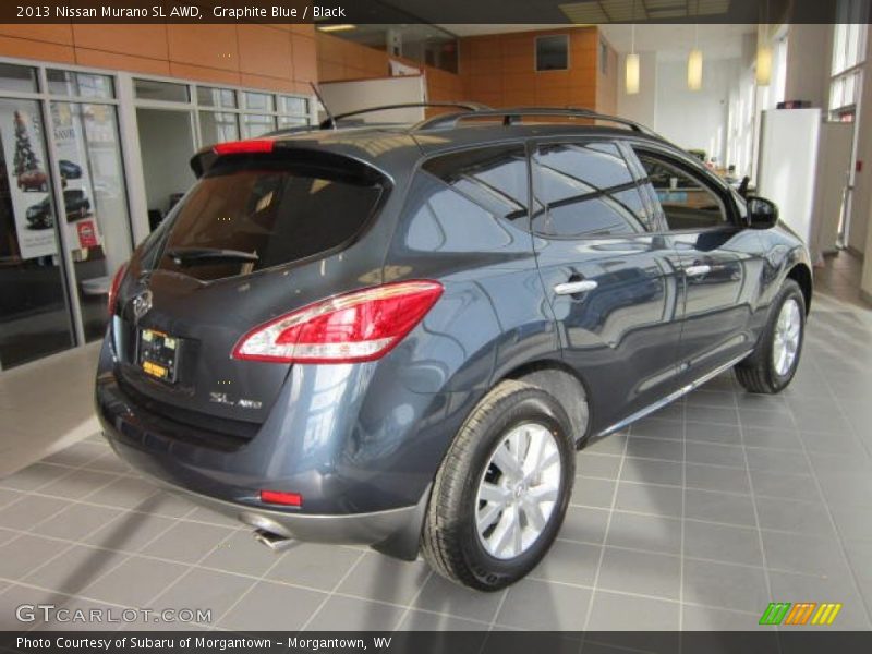 Graphite Blue / Black 2013 Nissan Murano SL AWD