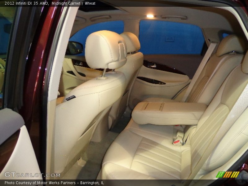 Rear Seat of 2012 EX 35 AWD