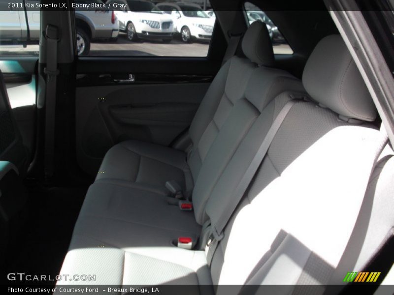 Ebony Black / Gray 2011 Kia Sorento LX