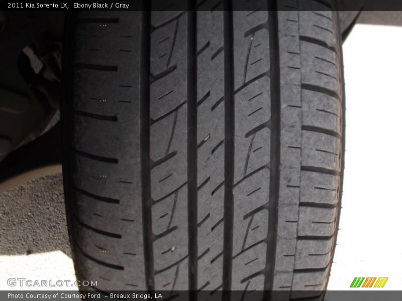 Ebony Black / Gray 2011 Kia Sorento LX