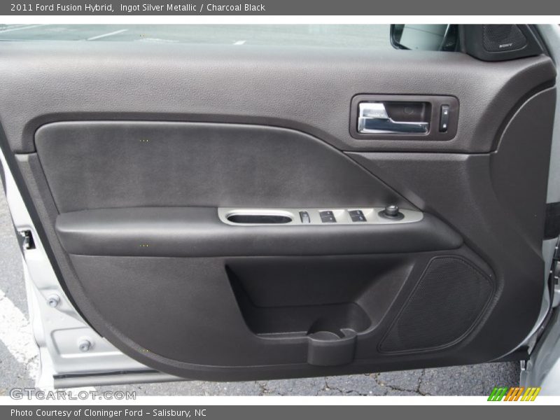 Ingot Silver Metallic / Charcoal Black 2011 Ford Fusion Hybrid
