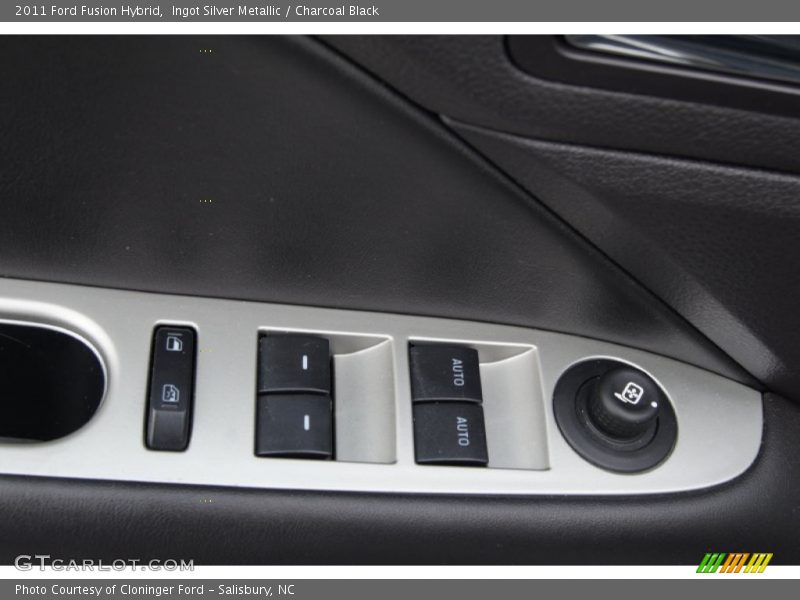 Ingot Silver Metallic / Charcoal Black 2011 Ford Fusion Hybrid