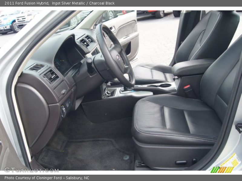 Ingot Silver Metallic / Charcoal Black 2011 Ford Fusion Hybrid