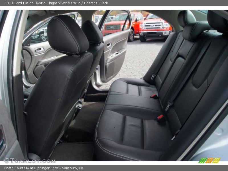 Ingot Silver Metallic / Charcoal Black 2011 Ford Fusion Hybrid