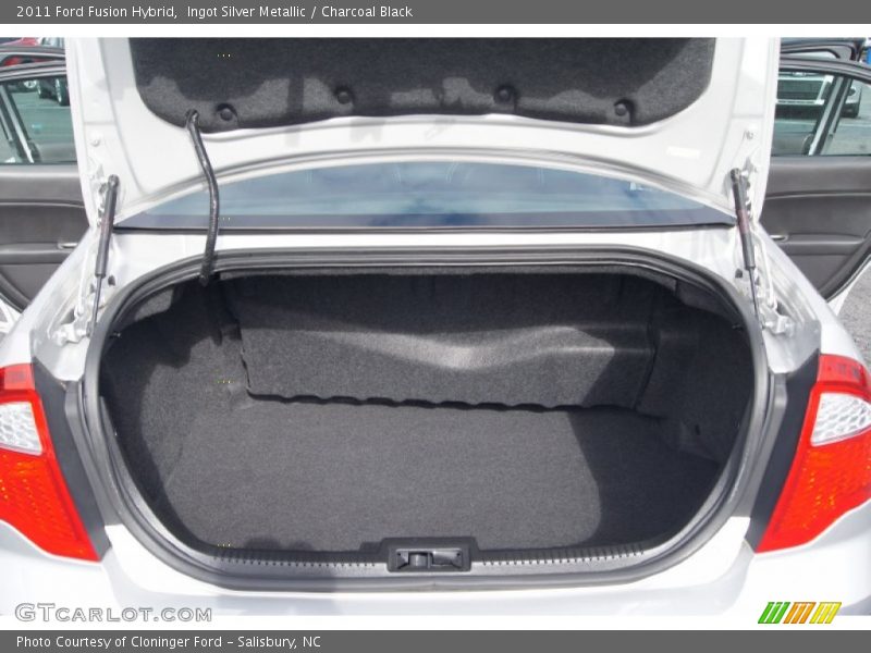 Ingot Silver Metallic / Charcoal Black 2011 Ford Fusion Hybrid