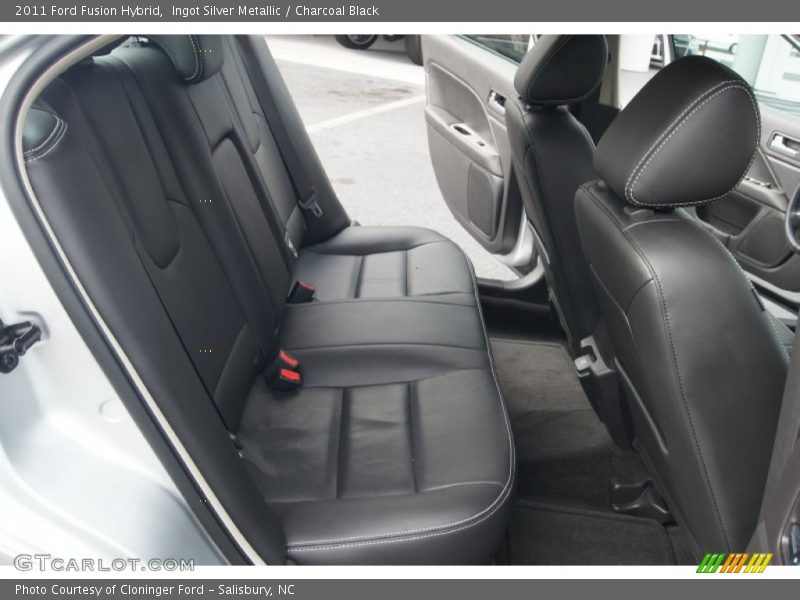 Ingot Silver Metallic / Charcoal Black 2011 Ford Fusion Hybrid