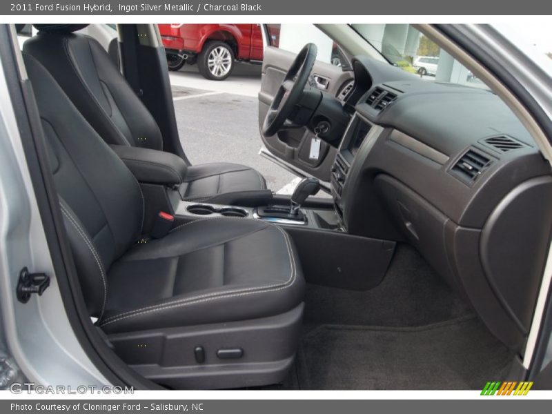 Ingot Silver Metallic / Charcoal Black 2011 Ford Fusion Hybrid