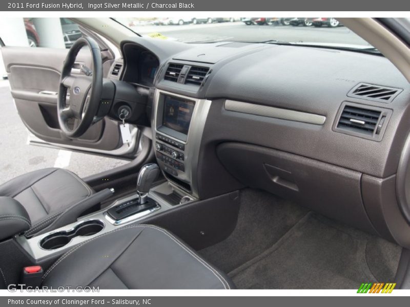 Ingot Silver Metallic / Charcoal Black 2011 Ford Fusion Hybrid
