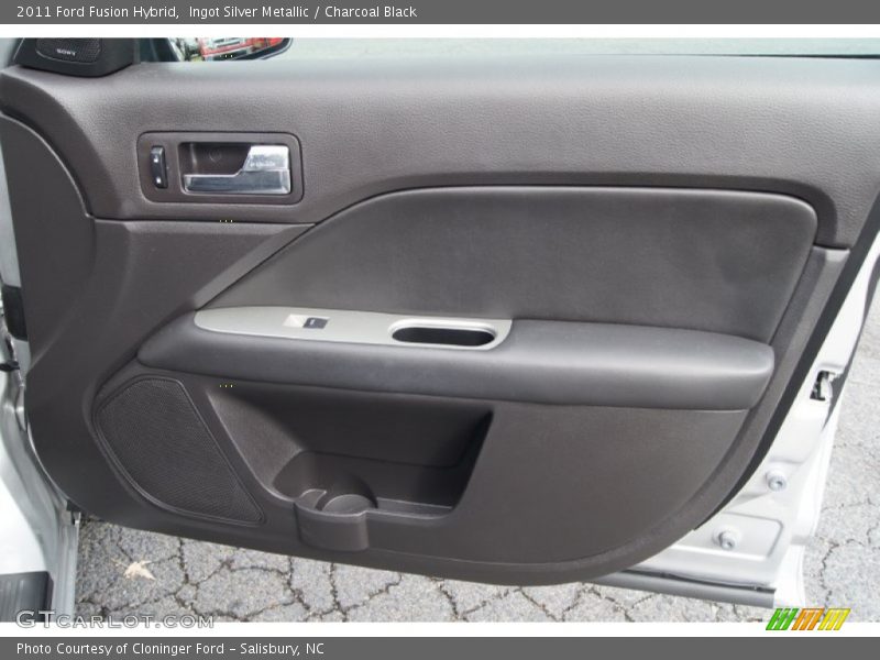 Ingot Silver Metallic / Charcoal Black 2011 Ford Fusion Hybrid