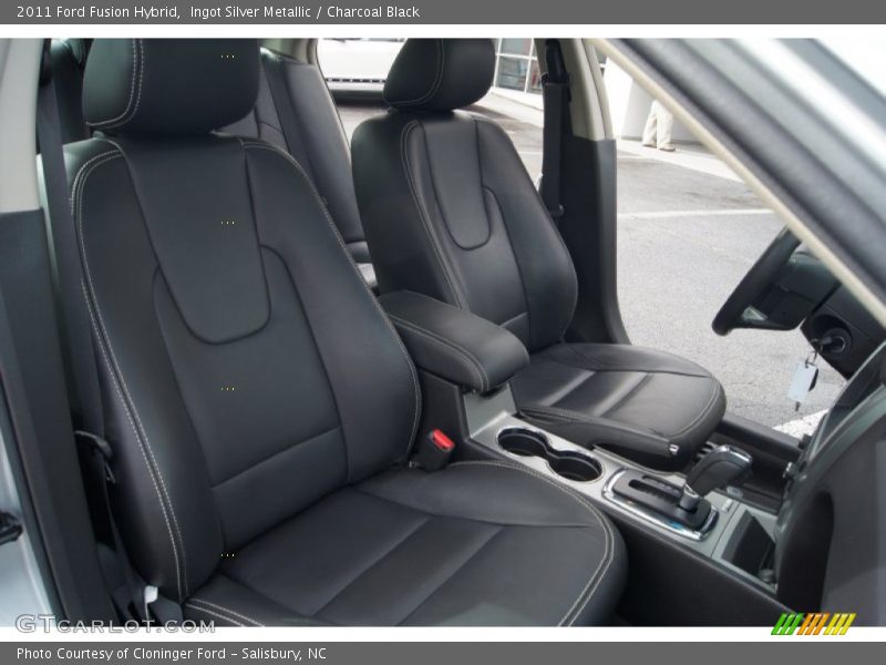 Ingot Silver Metallic / Charcoal Black 2011 Ford Fusion Hybrid