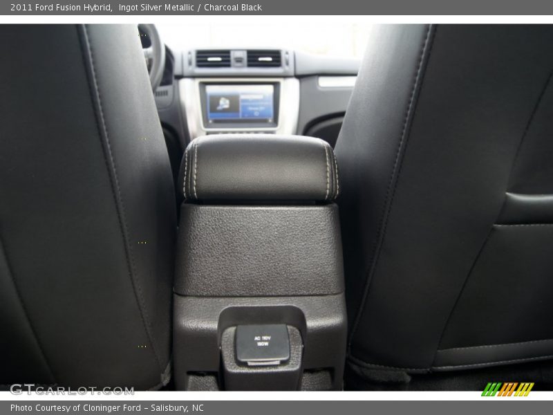 Ingot Silver Metallic / Charcoal Black 2011 Ford Fusion Hybrid