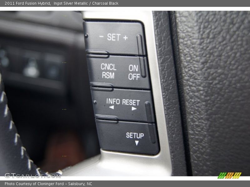 Ingot Silver Metallic / Charcoal Black 2011 Ford Fusion Hybrid