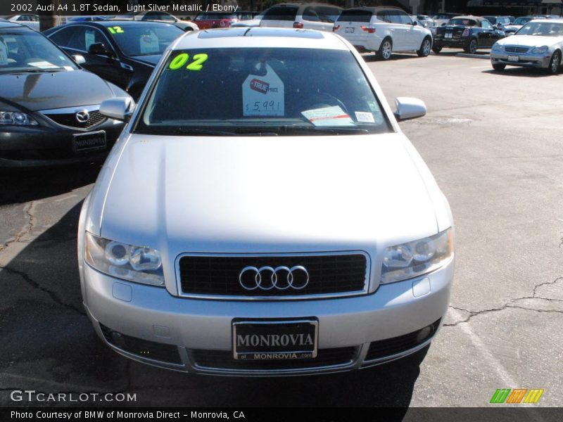 Light Silver Metallic / Ebony 2002 Audi A4 1.8T Sedan