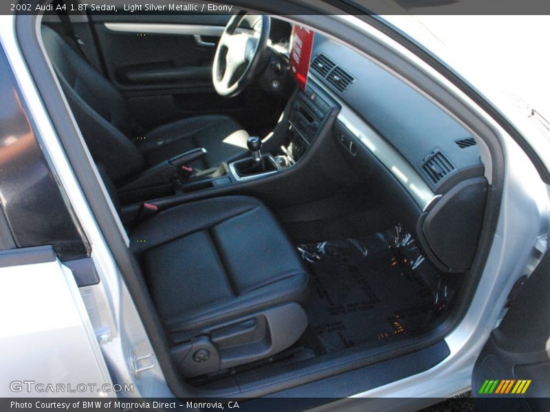 Light Silver Metallic / Ebony 2002 Audi A4 1.8T Sedan