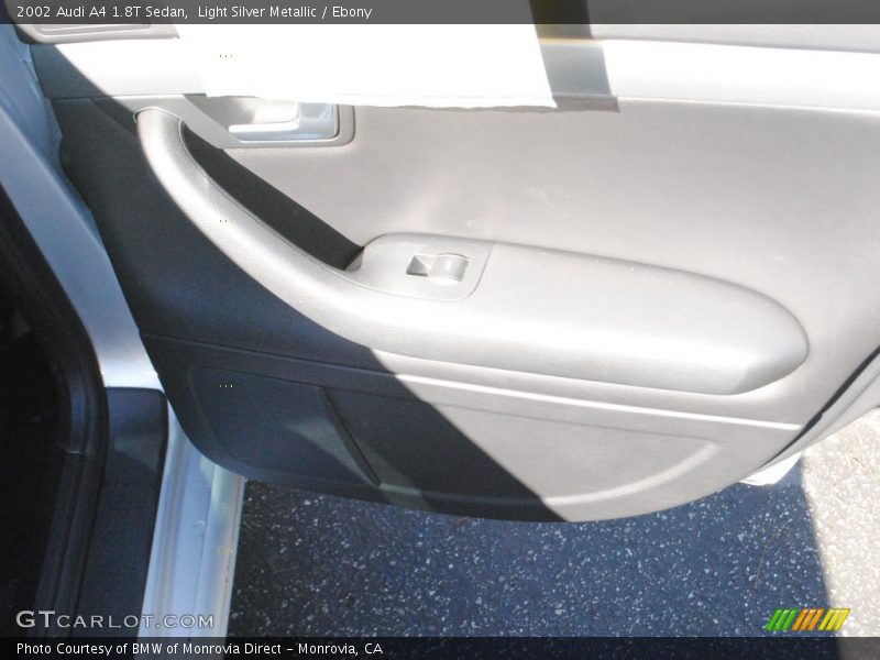 Light Silver Metallic / Ebony 2002 Audi A4 1.8T Sedan
