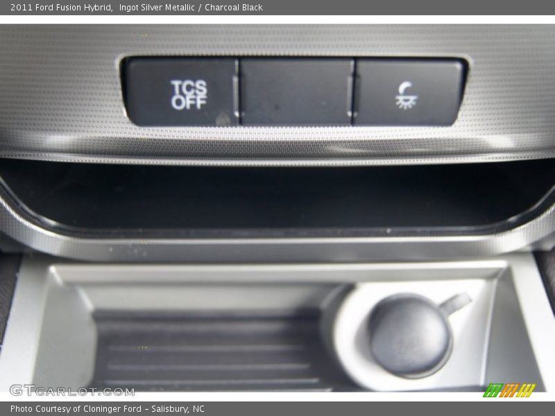 Ingot Silver Metallic / Charcoal Black 2011 Ford Fusion Hybrid