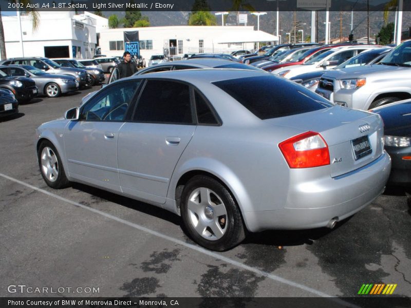 Light Silver Metallic / Ebony 2002 Audi A4 1.8T Sedan