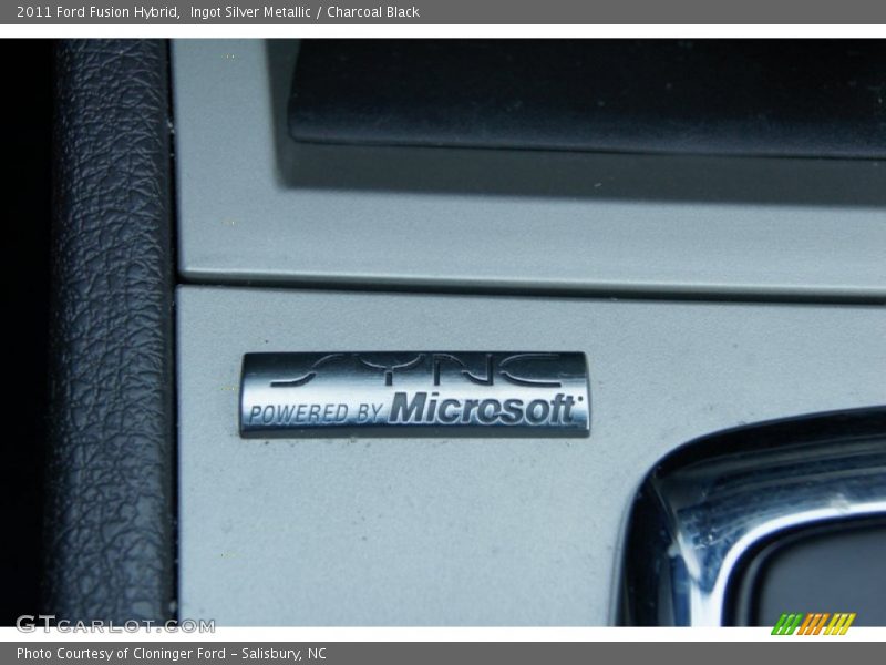 Ingot Silver Metallic / Charcoal Black 2011 Ford Fusion Hybrid