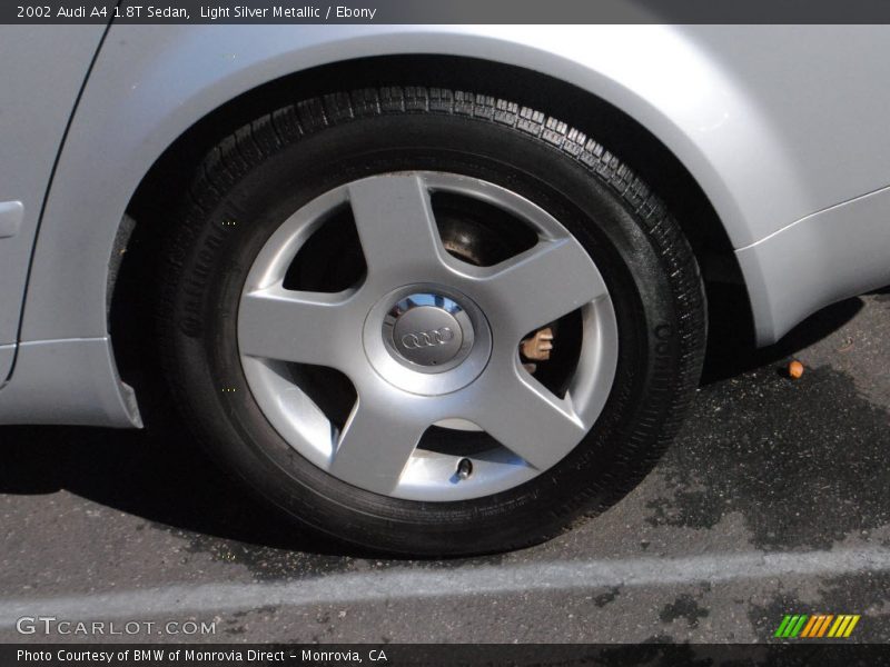 Light Silver Metallic / Ebony 2002 Audi A4 1.8T Sedan