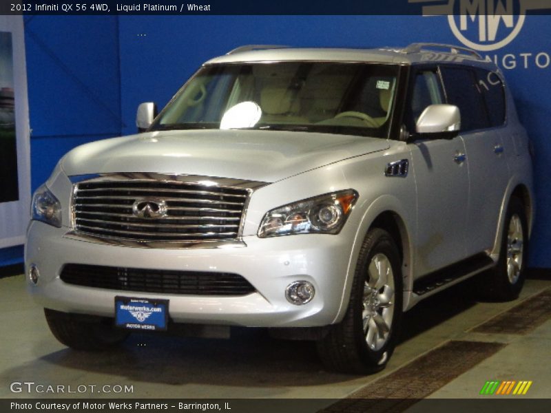 Liquid Platinum / Wheat 2012 Infiniti QX 56 4WD
