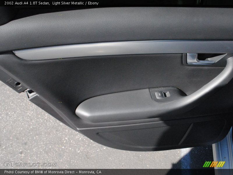 Light Silver Metallic / Ebony 2002 Audi A4 1.8T Sedan