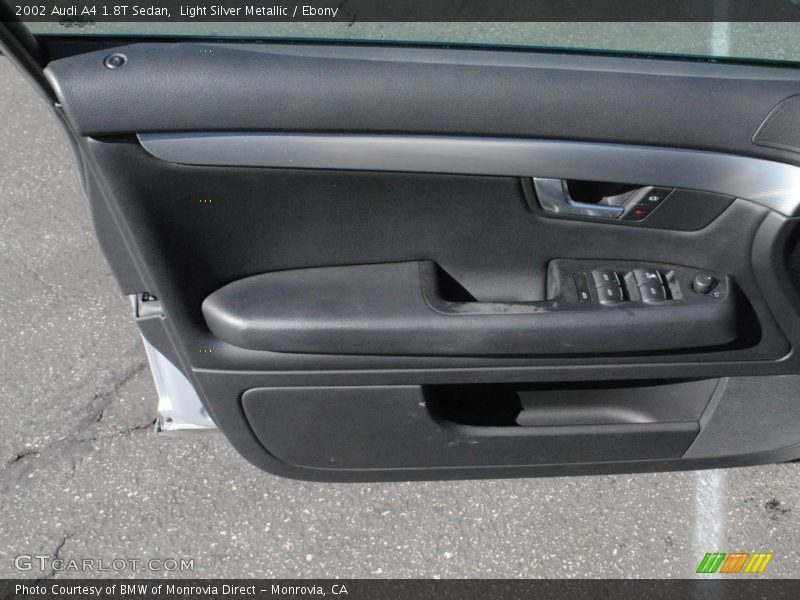 Light Silver Metallic / Ebony 2002 Audi A4 1.8T Sedan