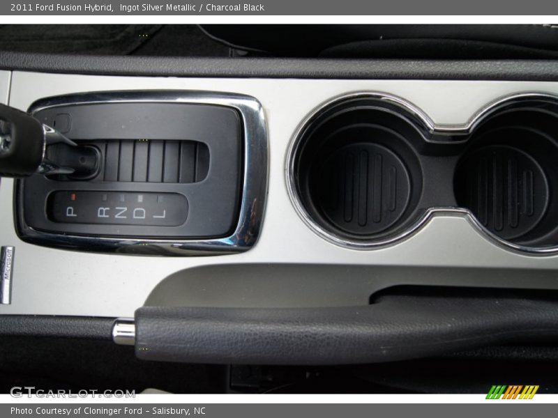 Ingot Silver Metallic / Charcoal Black 2011 Ford Fusion Hybrid