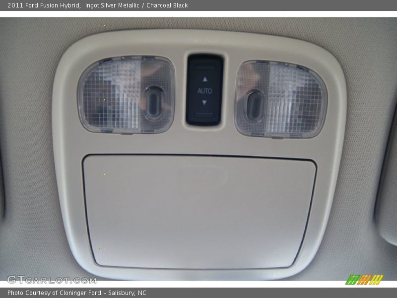 Ingot Silver Metallic / Charcoal Black 2011 Ford Fusion Hybrid