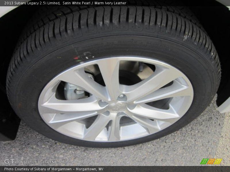 Satin White Pearl / Warm Ivory Leather 2013 Subaru Legacy 2.5i Limited