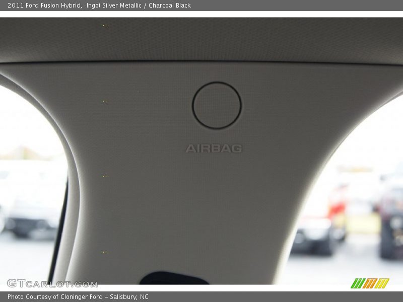 Ingot Silver Metallic / Charcoal Black 2011 Ford Fusion Hybrid