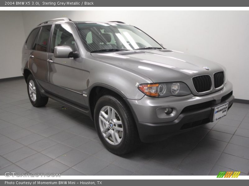 Sterling Grey Metallic / Black 2004 BMW X5 3.0i