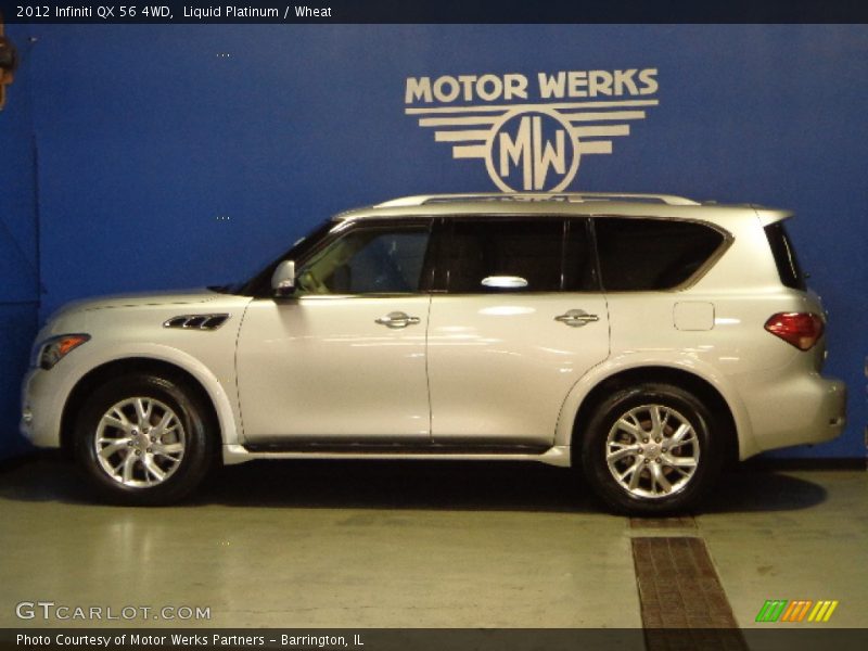 Liquid Platinum / Wheat 2012 Infiniti QX 56 4WD