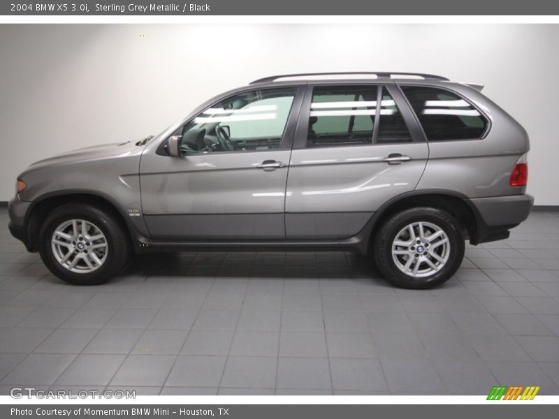 Sterling Grey Metallic / Black 2004 BMW X5 3.0i