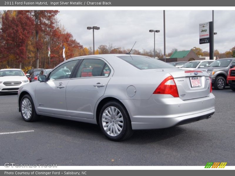 Ingot Silver Metallic / Charcoal Black 2011 Ford Fusion Hybrid
