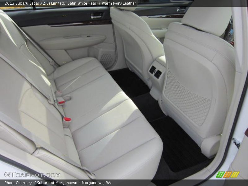 Satin White Pearl / Warm Ivory Leather 2013 Subaru Legacy 2.5i Limited